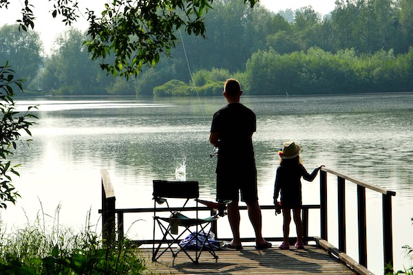 Familienausflug Angeln